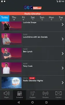 Radio Gibraltar android App screenshot 2