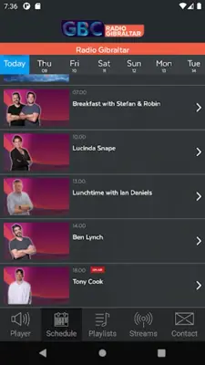 Radio Gibraltar android App screenshot 6